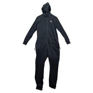 ONEPIECE The Norwegian Original BLACK Full Zip Hooded Jumpsuit Unisex Sz M